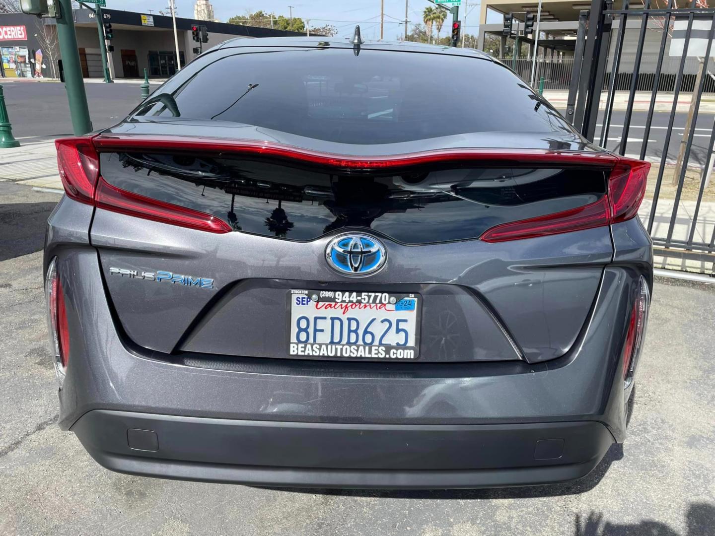 2018 GRAY /BLACK Toyota Prius Prime (JTDKARFP1J3) , located at 744 E Miner Ave, Stockton, CA, 95202, (209) 944-5770, 37.956863, -121.282082 - Photo#11